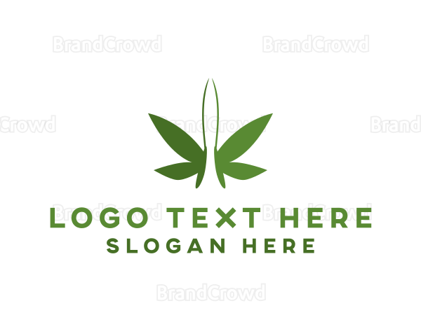 Organic Butterfly Cannabis Logo