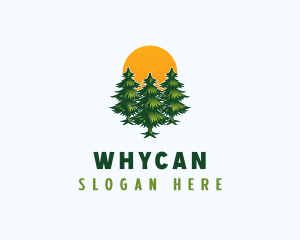 Forest - Pine Tree Forest logo design