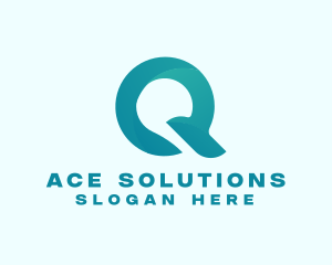 Application Letter Q logo design