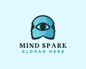 Eyes Human Mind logo design