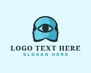 Psychology - Eyes Human Mind logo design