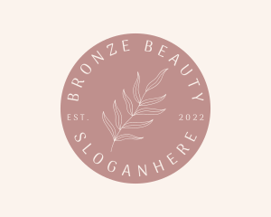 Beauty Leaves Wellness logo design