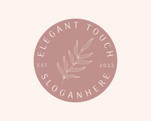 Delicate - Beauty Leaves Wellness logo design