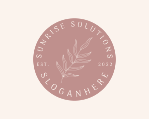 Beauty Leaves Wellness logo design