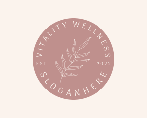 Beauty Leaves Wellness logo design