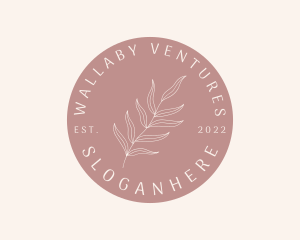 Beauty Leaves Wellness logo design