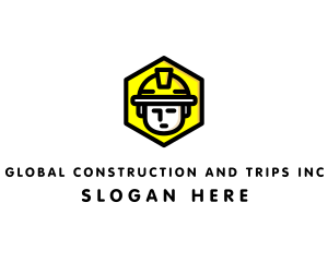 Hardhat - Hardhat Worker Construction logo design