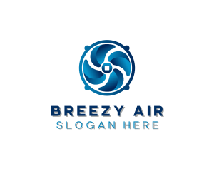 Fan Air Conditioning logo design