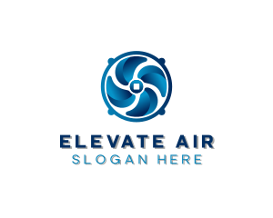 Fan Air Conditioning logo design