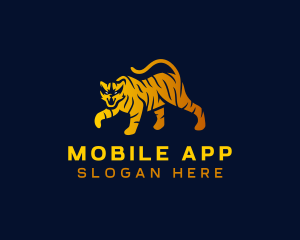 Cougar - Wild Tiger Animal logo design