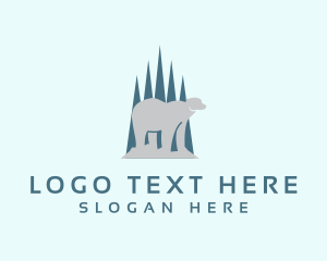 Polar Bear Animal Logo