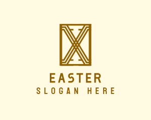 Elegant Art Deco Letter X Logo