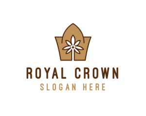 Crown - Crown  Arabian Flower logo design