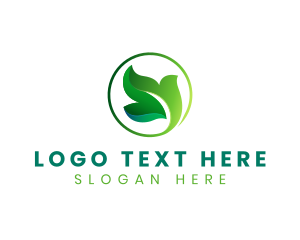 Vegan - Leaf Natural Landscaping logo design