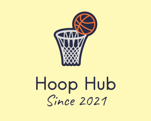 Hoop - Basketball Game Hoop logo design