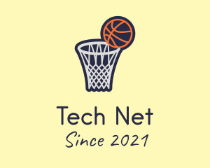 Net - Basketball Game Hoop logo design