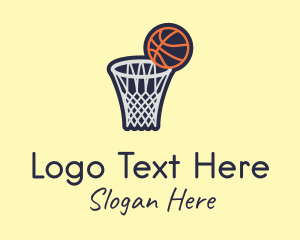 Basketball Game Hoop Logo