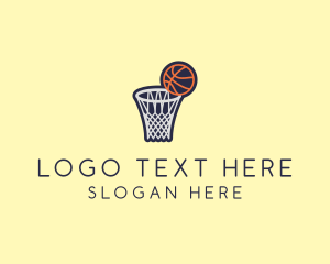 Tournament - Basketball Game Hoop logo design