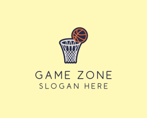 Basketball Game Hoop logo design