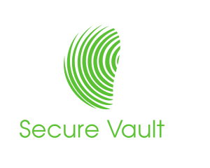 Vault - Security Lock Biometric logo design