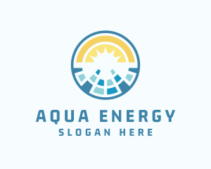 Solar Energy Farm logo design