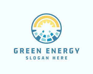 Solar Energy Farm logo design