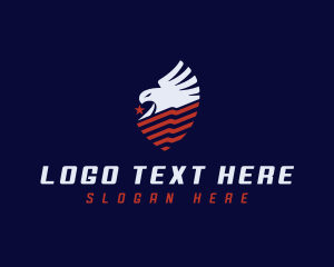 Politician - Military Eagle Veteran logo design