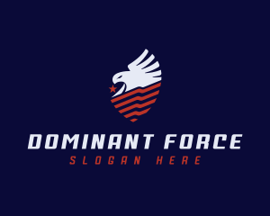 Military Eagle Veteran logo design