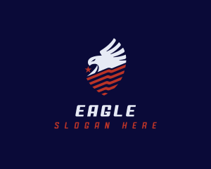 Military Eagle Veteran logo design