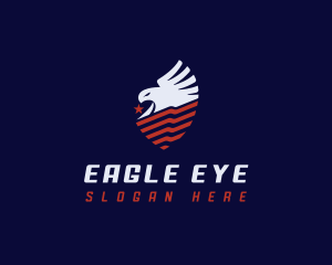 Military Eagle Veteran logo design