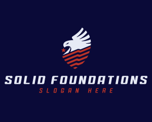 Bald Eagle - Military Eagle Veteran logo design