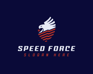 Military Eagle Veteran logo design