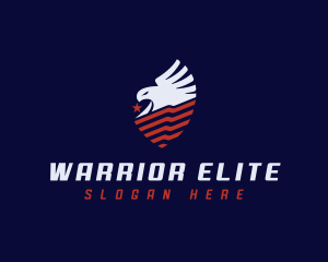 Military Eagle Veteran logo design