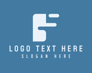Tv - Multimedia Letter F logo design