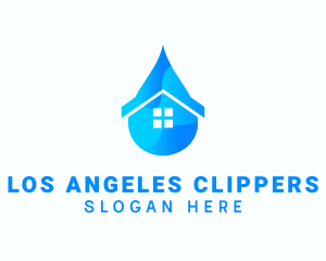 Purified - Blue Water House logo design