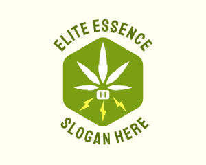 Hexagon Marijuana Vape Logo