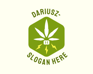Medical Marijuana - Hexagon Marijuana Vape logo design