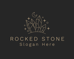 Astral Cosmic Precious Stone logo design