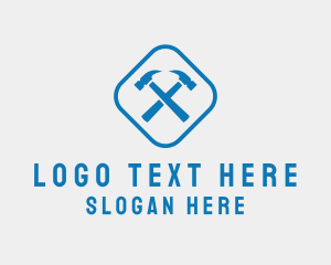 Hammer Furniture Contractor  logo design