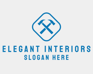 Hammer Furniture Contractor  logo design