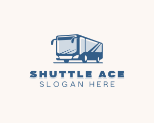 Shuttle Bus Transportation logo design