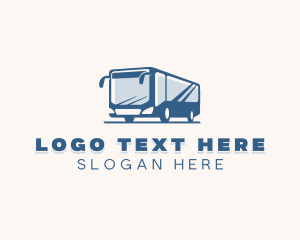 Tour - Shuttle Bus Transportation logo design