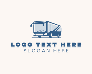 Shuttle Bus Transportation Logo