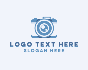 Videographer - Camera Lens Photography logo design
