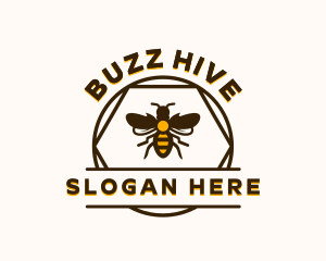 Insect Honey Bee logo design