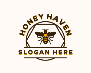 Insect Honey Bee logo design