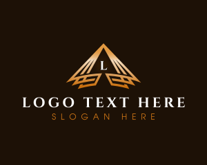 Architect - Triangle Finance Pyramid logo design