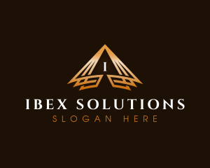 Triangle Finance Pyramid logo design