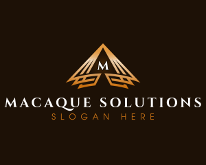 Triangle Finance Pyramid logo design