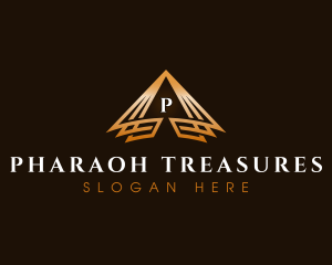 Triangle Finance Pyramid logo design